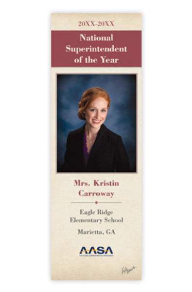 Picture of 2'w x 6'h National Award of the Year Banner