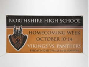 Picture of Banner Windscreen, Outdoor, 12'w x 3'h