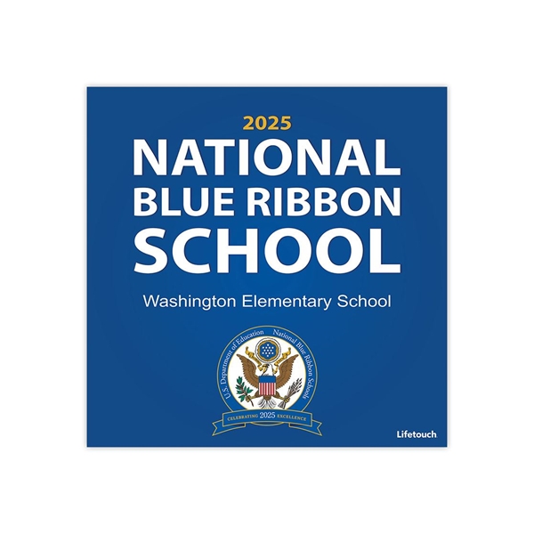 Picture of Floor Graphic with Anti Slip Laminate - National Blue Ribbon 36" x 36"