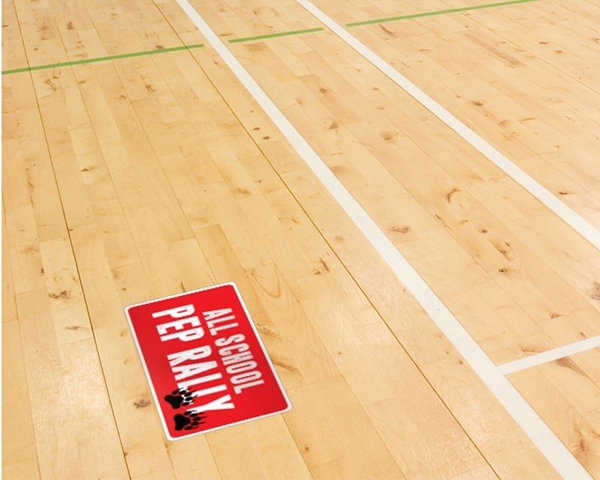 Picture of Floor Graphics w/ Anti Slip Laminate -  24"w x 12"h