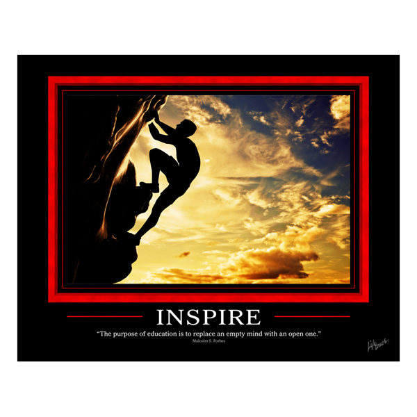 Picture of Inspire Polystyrene Poster 20" x 16"