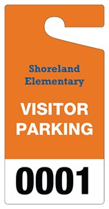 Picture of Parking Permit 4" x 8" With Numbering