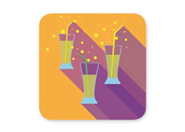 Picture of Square Hardboard Coaster || Custom Coasters || 3 3/4" x 3 3/4", Round Corners, Full Color