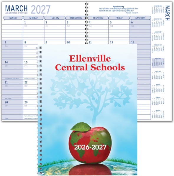 Picture of Custom Full Color Spiral Academic Planner