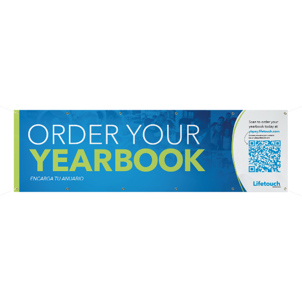 Picture of Order Your Yearbook YB Pay 2027 Banner 10' x 3'