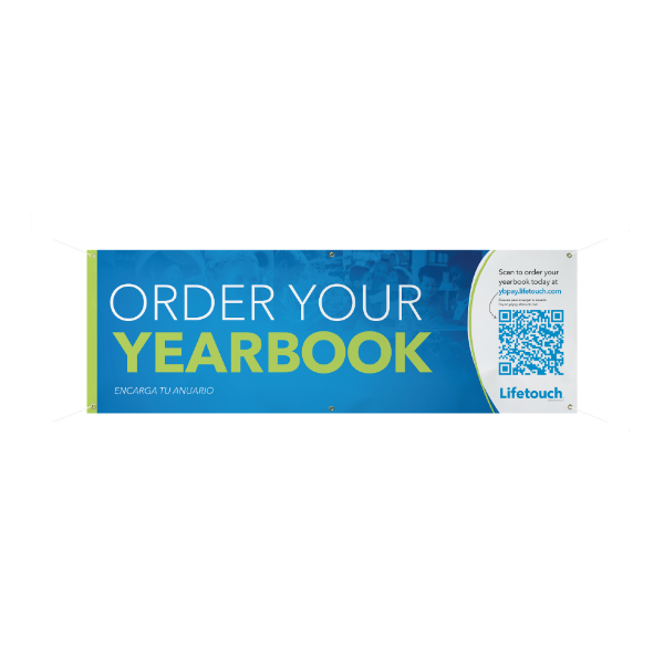 Picture of Order Your Yearbook YB Pay 2027 Banner 6' x 2'